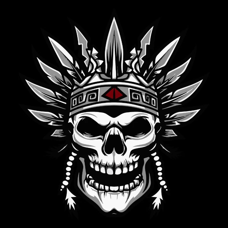 Chef Apache Skull Indien