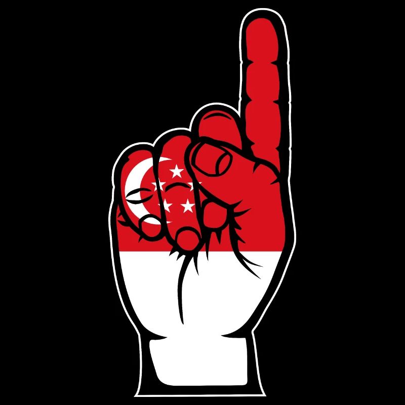 Drapeau de Singapour numéro 1