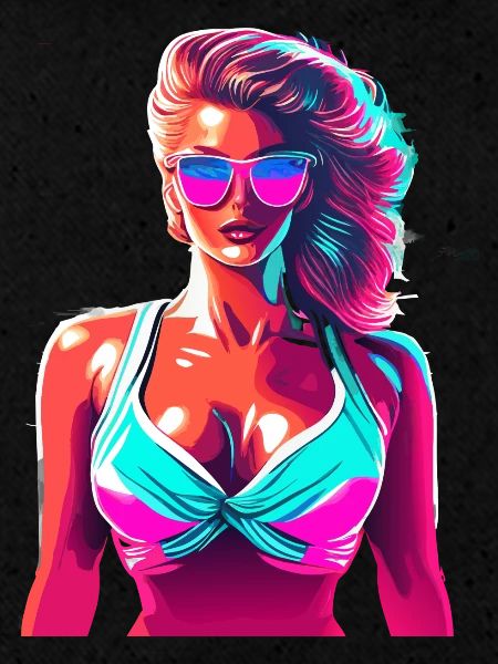 Fille de plage