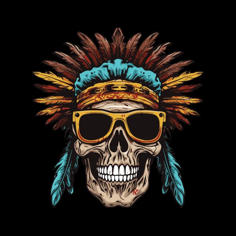 Crâne Apache Indien