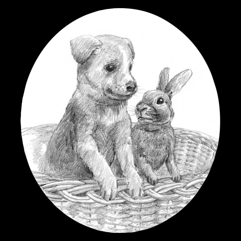 Chien et lapin