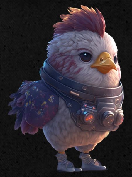 Poulet fou