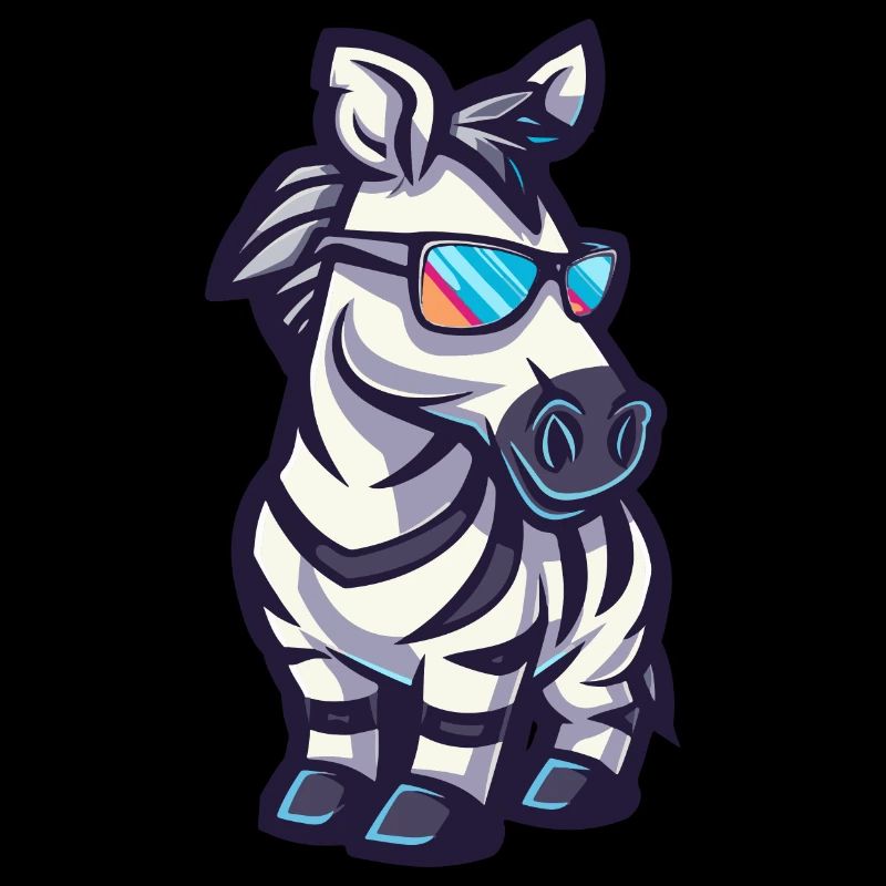 Zebra Cool Comic