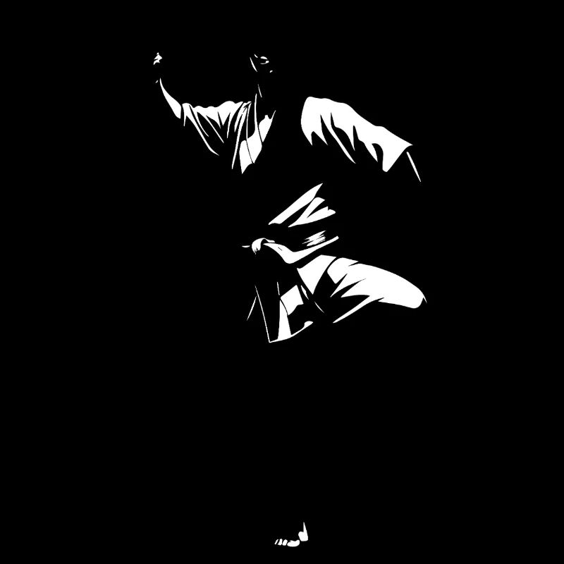 Shaolin Monk - Martial Arts Sticker