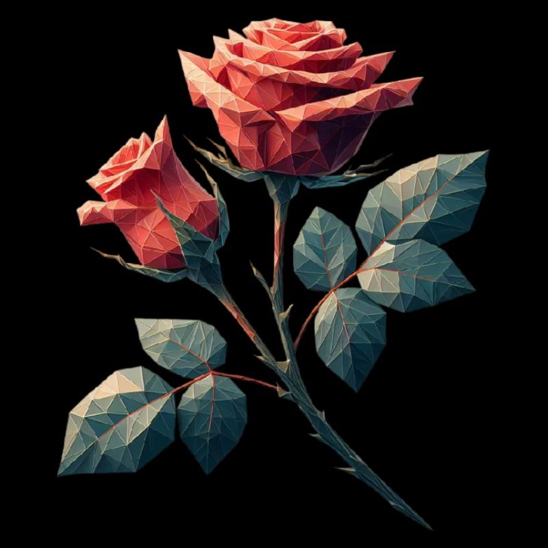 Polygone rose