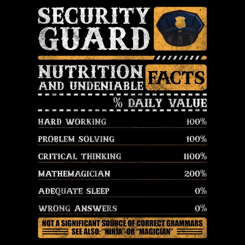 Protection de la sécurité Sarcasme Quart de nuit