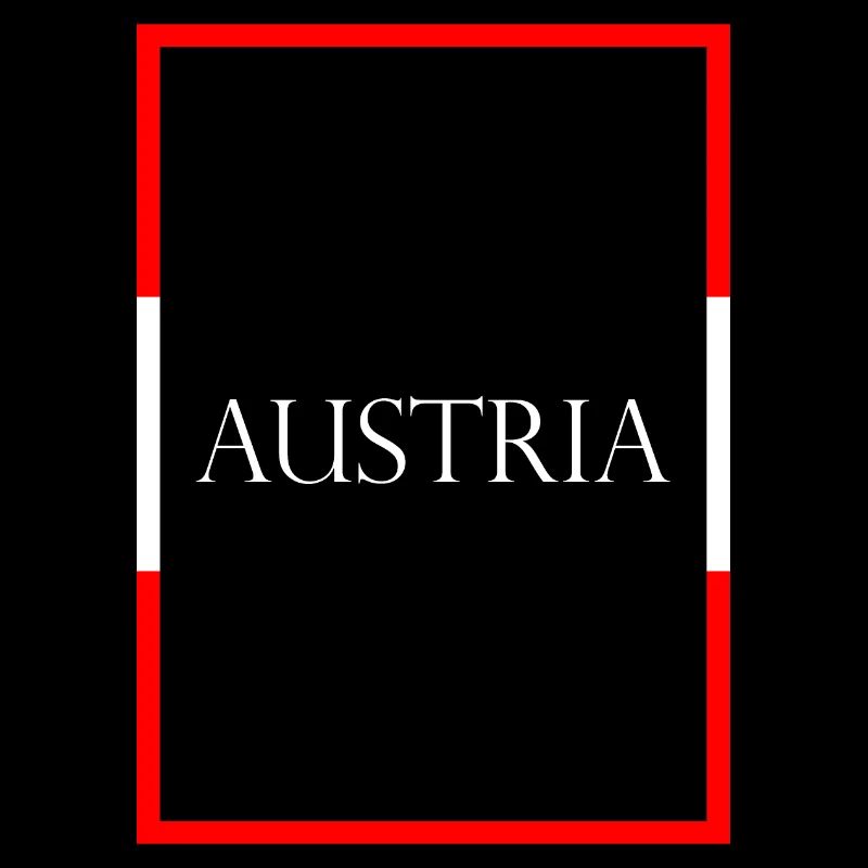 Austria Austria, Statement lettering with flag