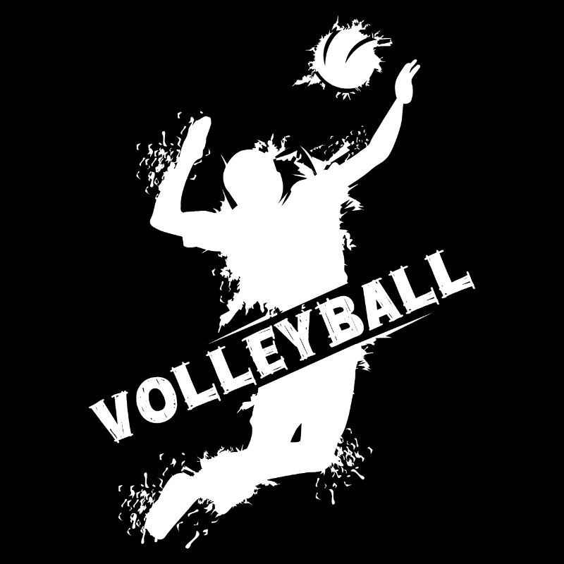 Volleyball explosion player beach volleyball team