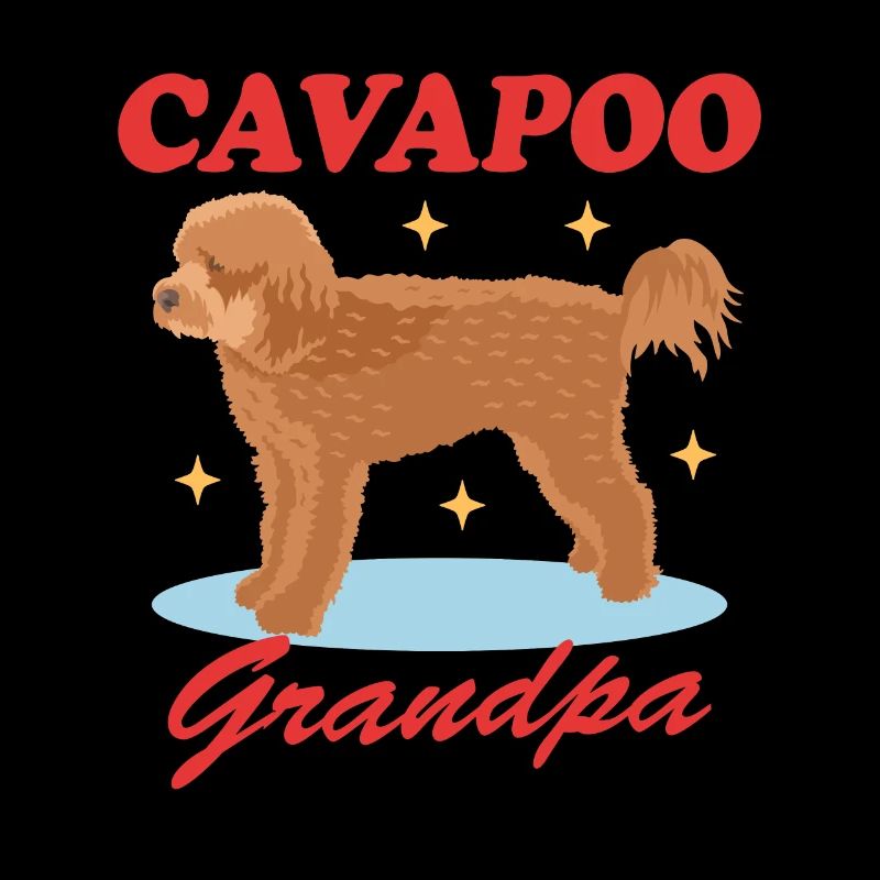 Cavapoo Grandpa | Cavoodle Hundebesitzer Geschenk