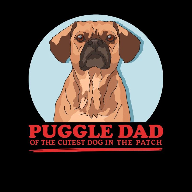 Puggle Dad Hundehalter Hundebesitzer Geschenk