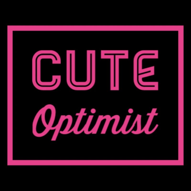 Optimiste mignon - Idée cadeau