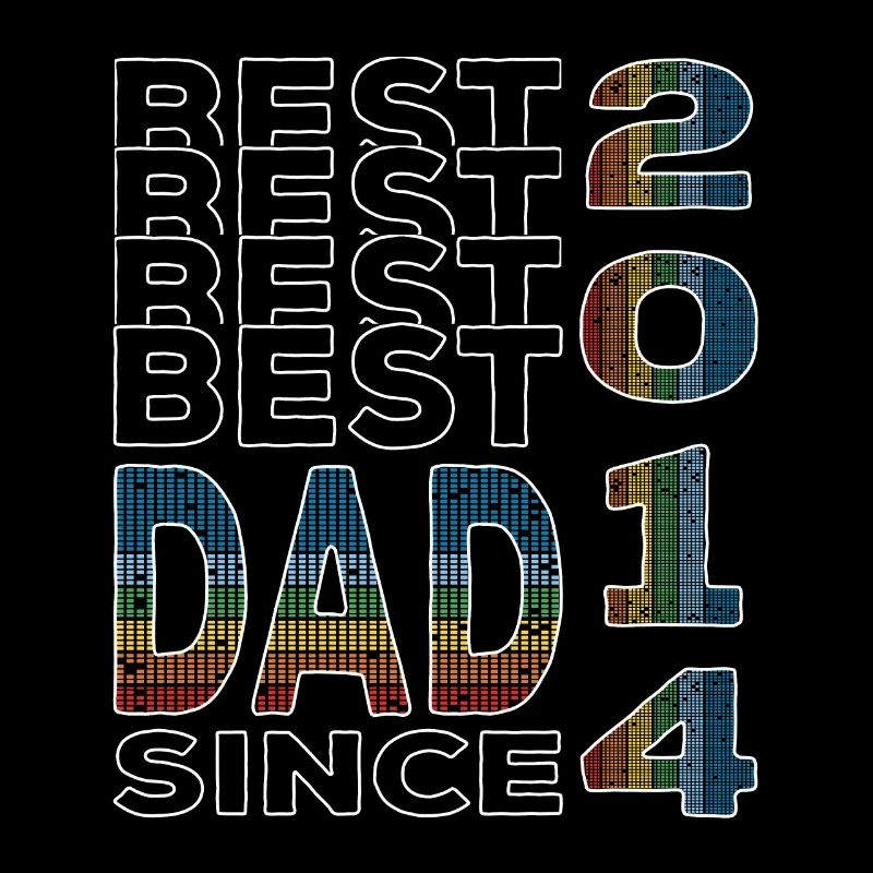 Bester Papa der Welt seit 2014 Vatertag Geburtstag