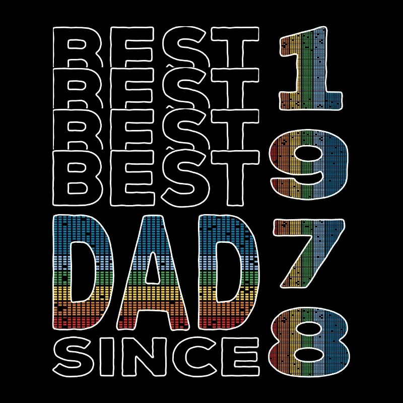 Bester Papa der Welt seit 1978 Vatertag