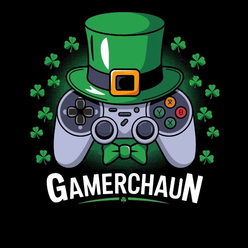 Gamerchaun Shamrock Saint-Patrick Leprechaun