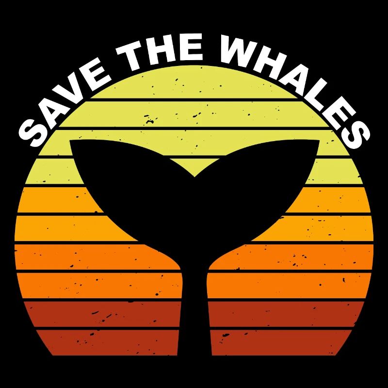 Save the Whales Ocean Orca Blue Whale Humpback Whale