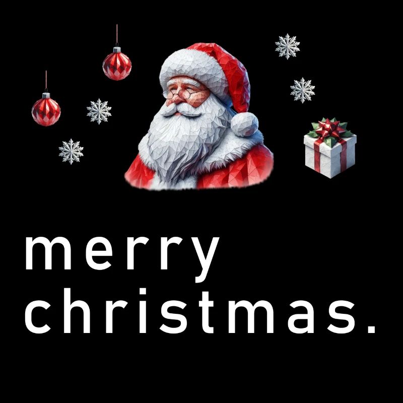 Merry Christmas Polygon