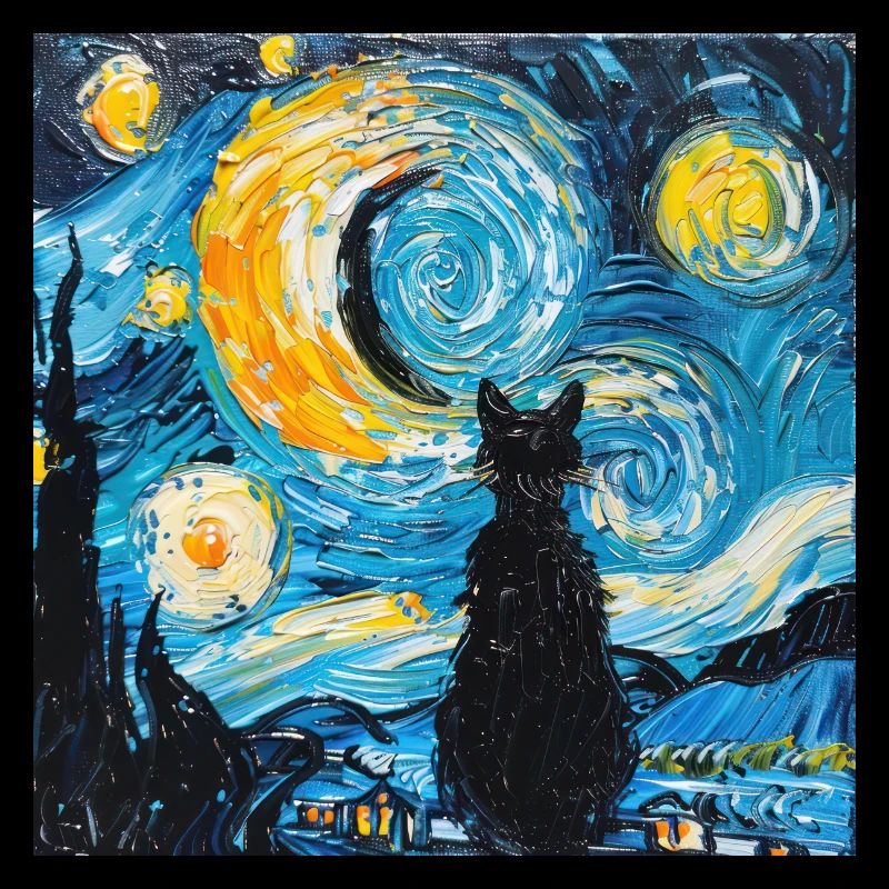Chat, Motif De Chat