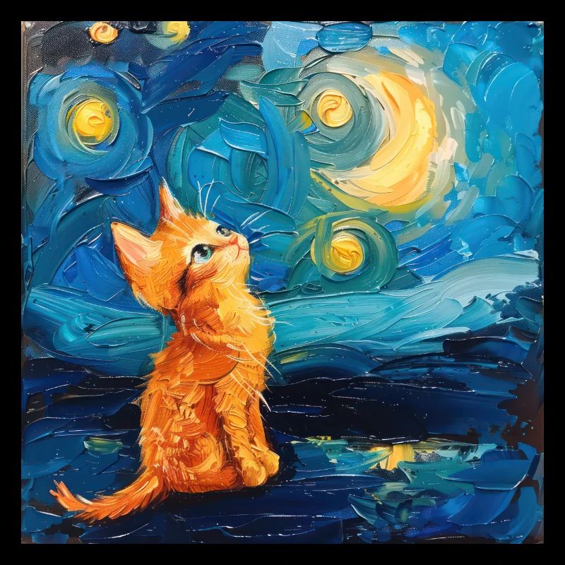 Chat, Motif De Chat