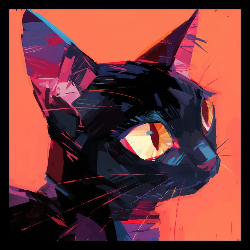 Chat, Motif De Chat