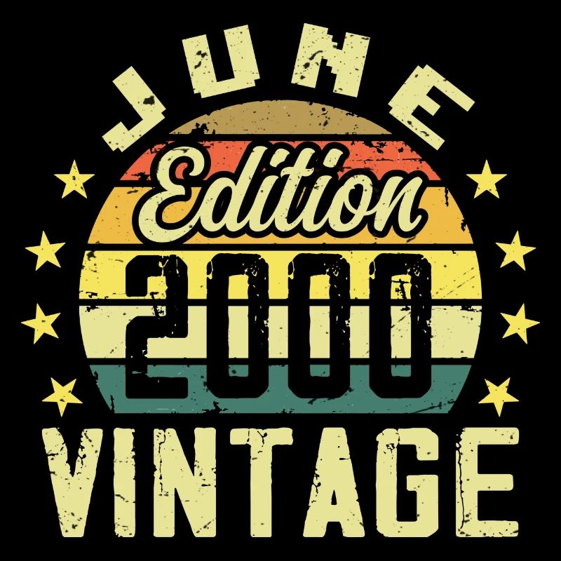 Juni 2000 Juni Retro Geburtstagsgeschenk Juni 2000