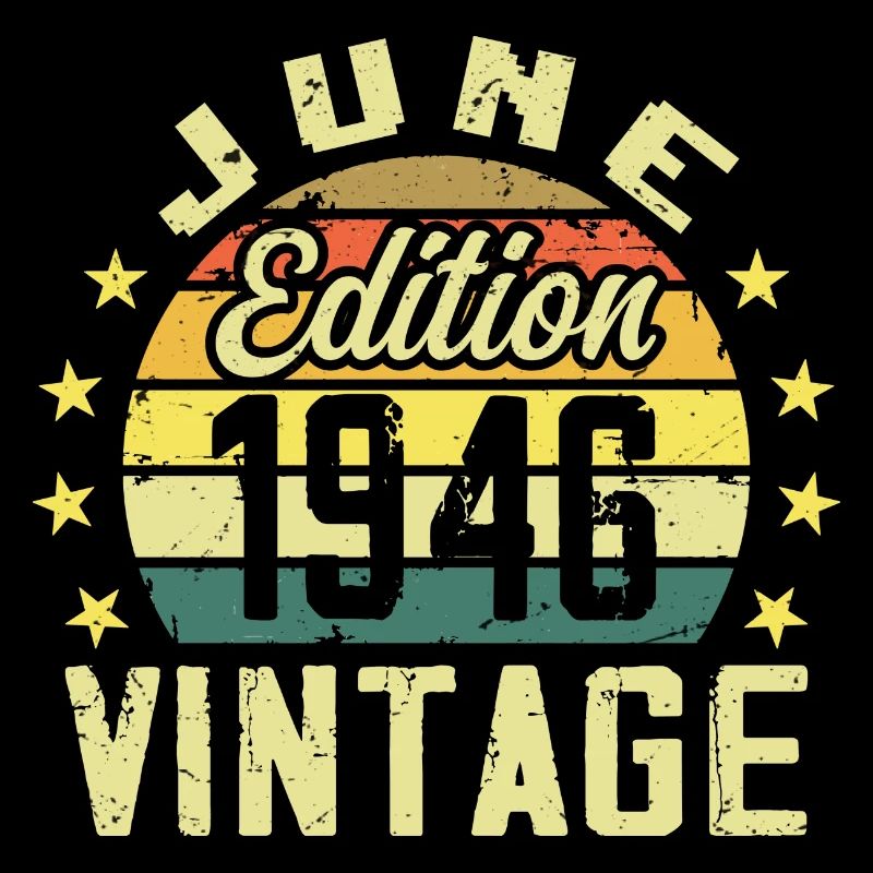 Juni 1946 Juni Retro Juni 1946 Geburtstagsgeschenk