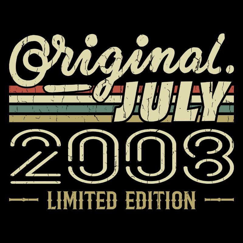 Juli 2008 Original Geburtstagsgeschenk 2008