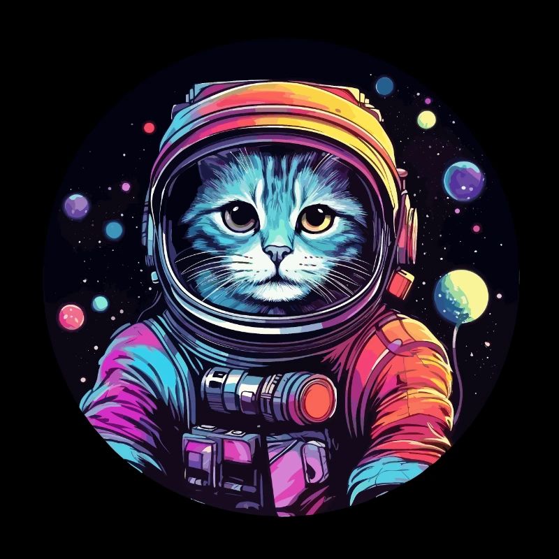 Katze Space Astronaut