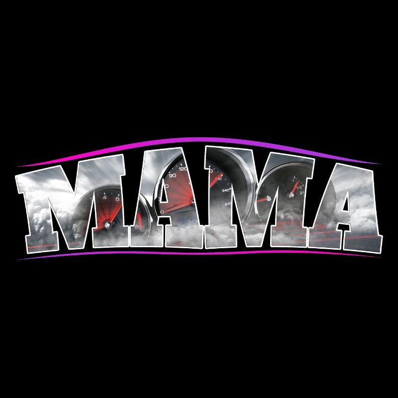 Course Assortie Familiale Voiture de course Pit Crew Maman