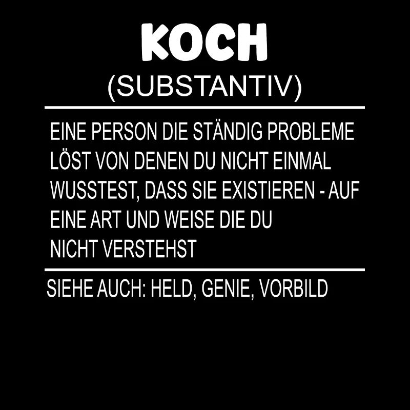 Wörterbuch Erklärung KOCH Held, Genie, Vorbild