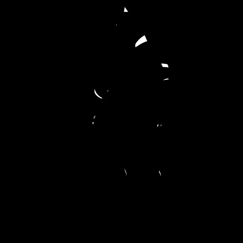 Chevalier - Autocollant de conception médiévale