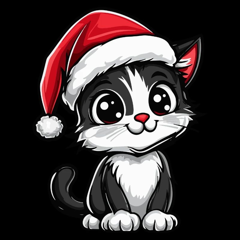 Chat Noël Mignon