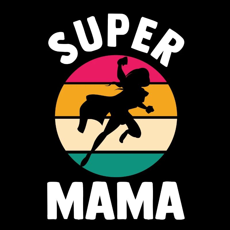 Mutter Superheldin Mama