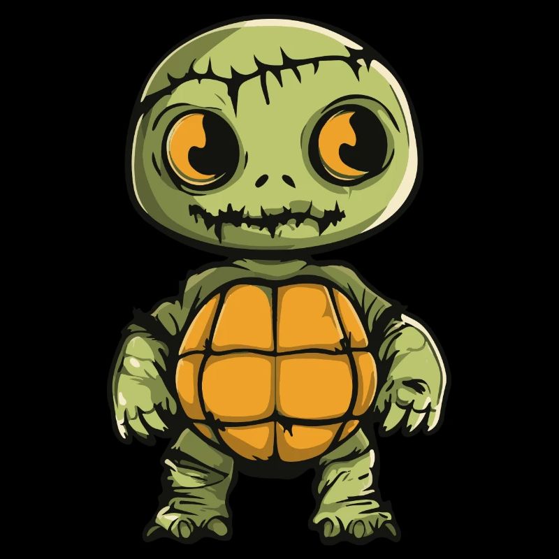 Turtle Halloween Zombie