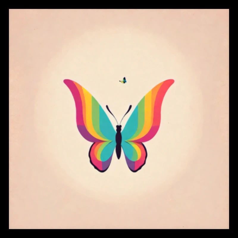 Schmetterling der Liebe