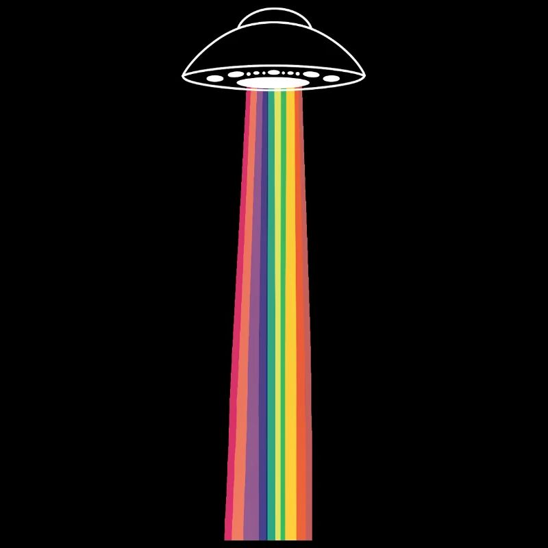 Rainbow ufo