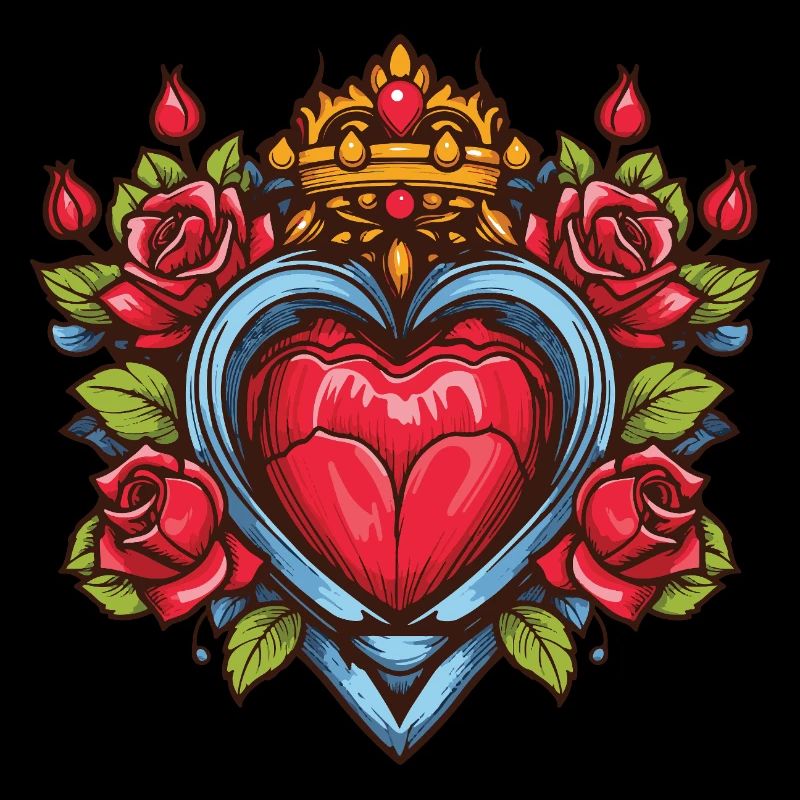Heart Symbol Roses