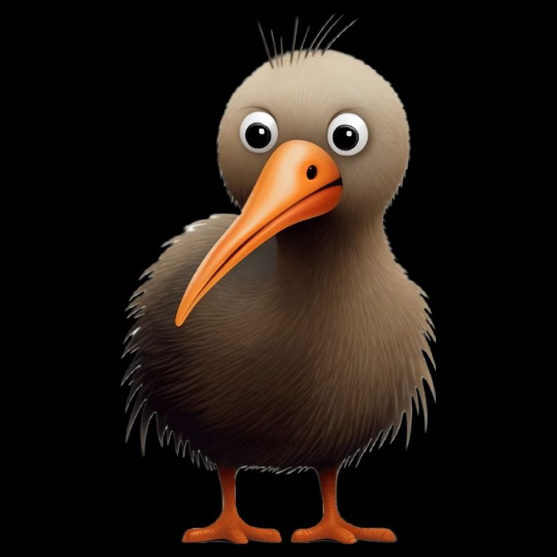 Cute Kiwi Bird