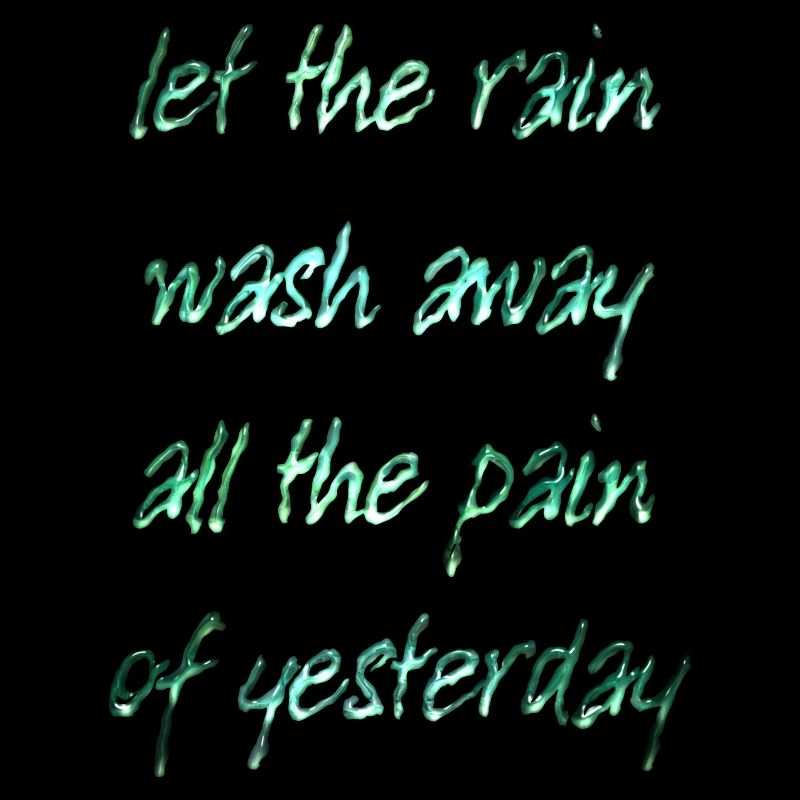 Que la pluie s’évanouisse...