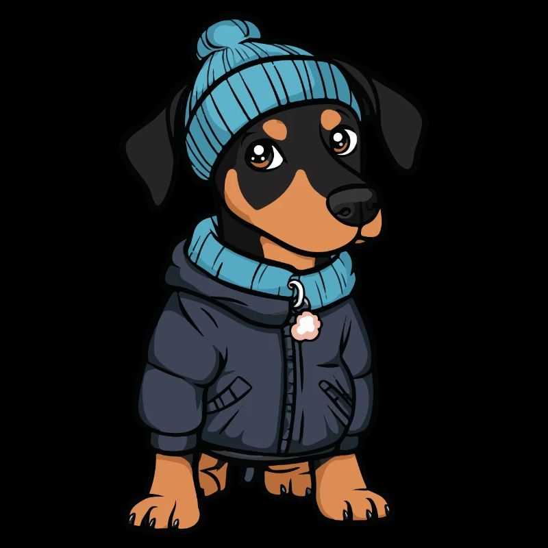 Doberman Chien Élégant
