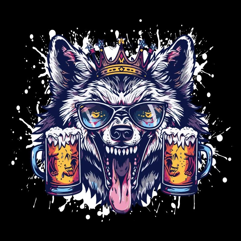 Bière Wolf Drôle