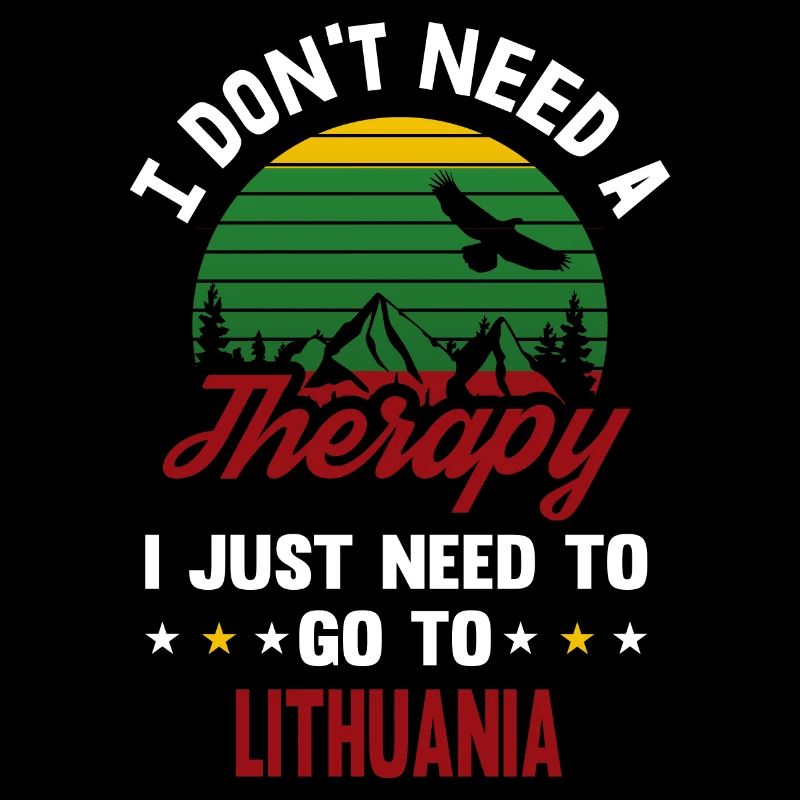 Drapeau de thérapie de la Lituanie