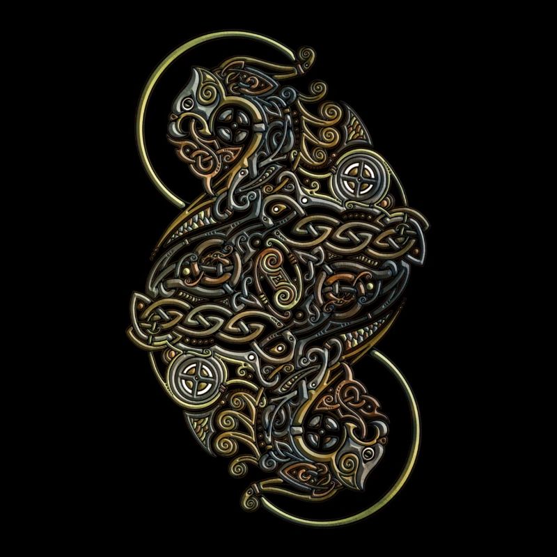 Groß Wikinger Ornament