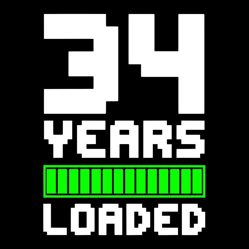 34 ans chargé 34e anniversaire