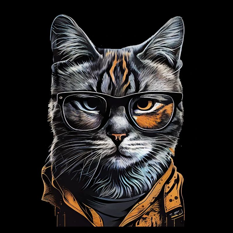 Chat hipster Otis