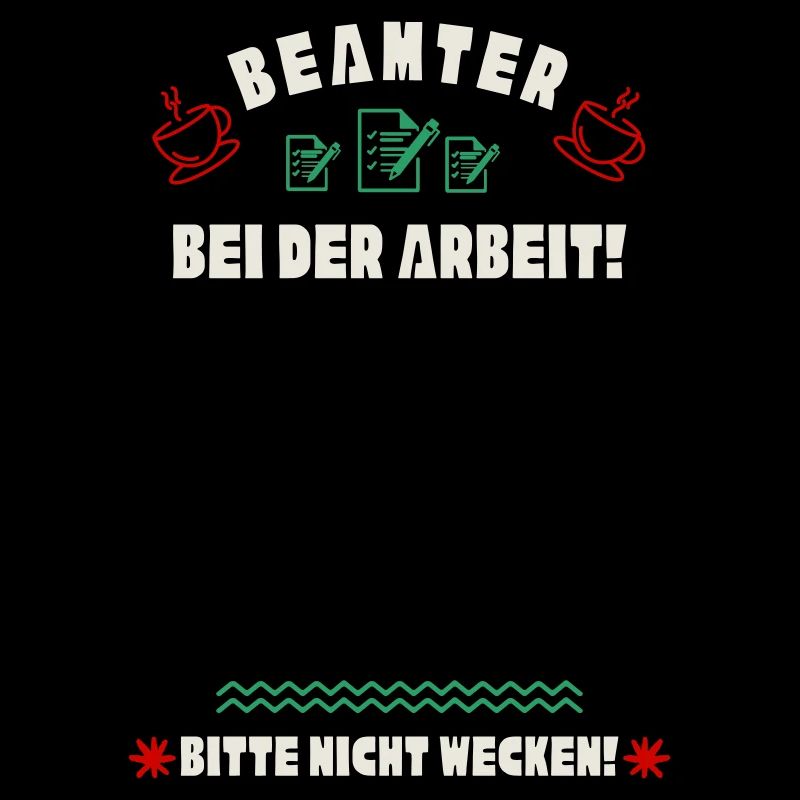 Schlafender Beamter