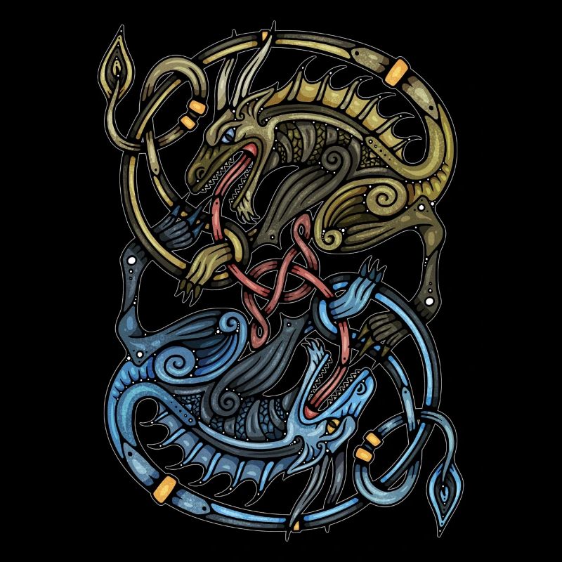 Wikinger Drachen