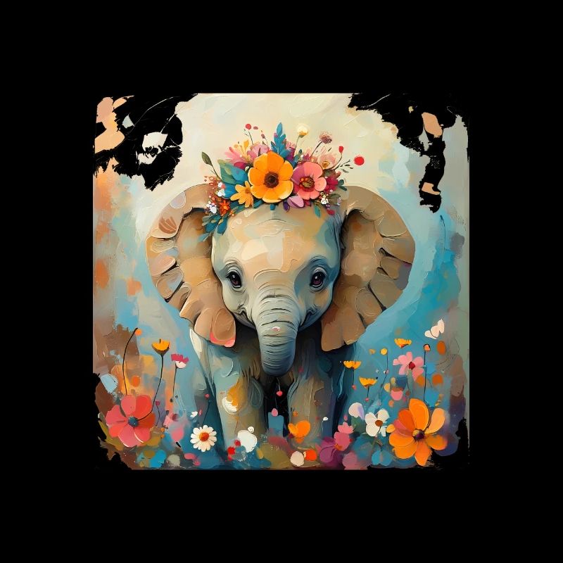 Éléphant mignon
