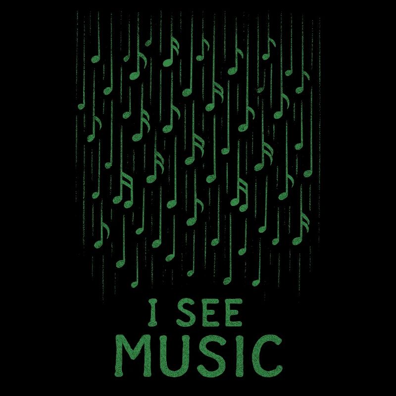 I See Music: Abstract Rain of Notes