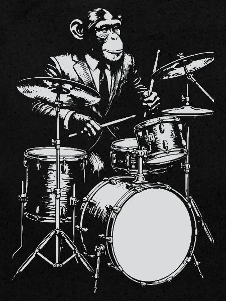 Monkey Jazz Drummer