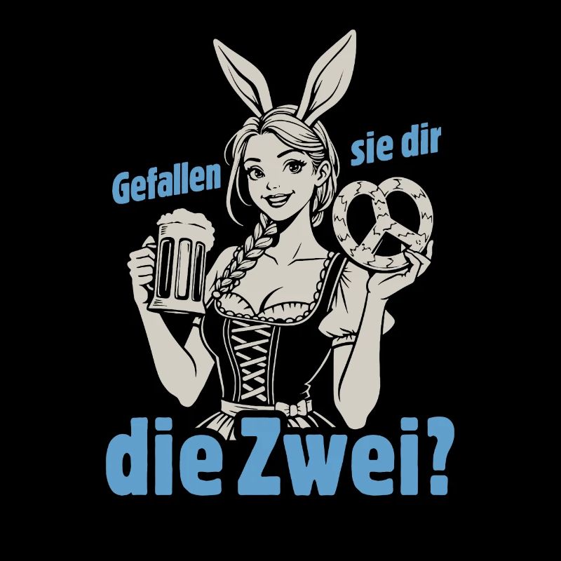 Gefallen sie dir, die Zwei? Dirndl Bier & Bretzen